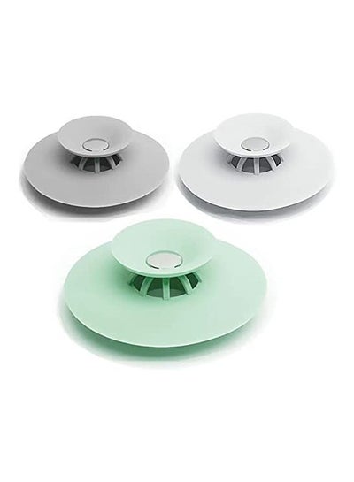 اشتري Drain Stopper Floor Drain Rubber Circle Silicone Plug Multicolour في مصر