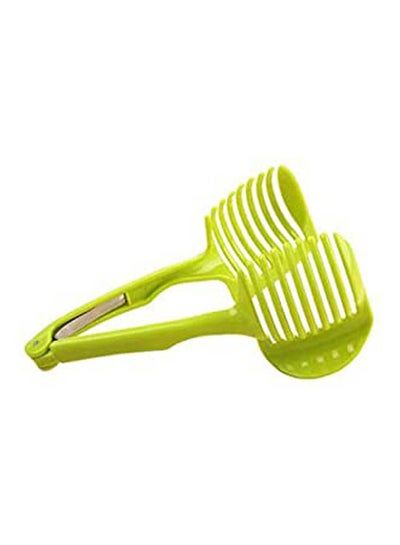 Buy Handheld Lemon Tomato Slicer Tomato Egg Round Slice Clip Kitchen Fruit Splitter Green in Egypt