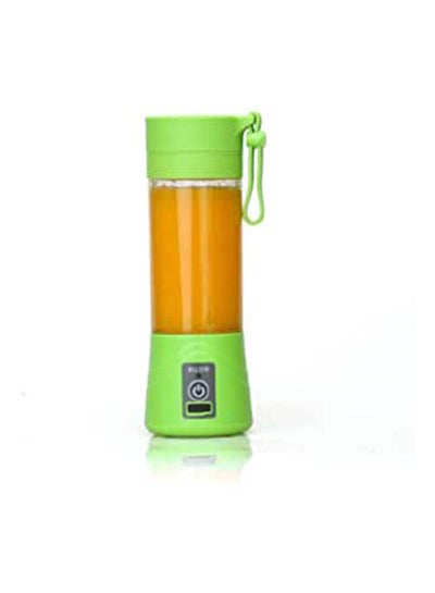 اشتري Electric Fruit Juicer Handheld Smoothie Maker Blender Juice Cup 1015YFBF53B Green في مصر