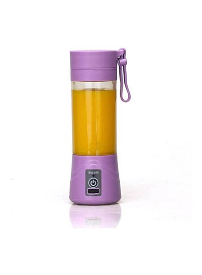 Buy Usb Mini Electric Fruit Juicer Handheld Smoothie Maker Blender Juice Cup 380.0 L 1015YFBIIMT Purple in Egypt