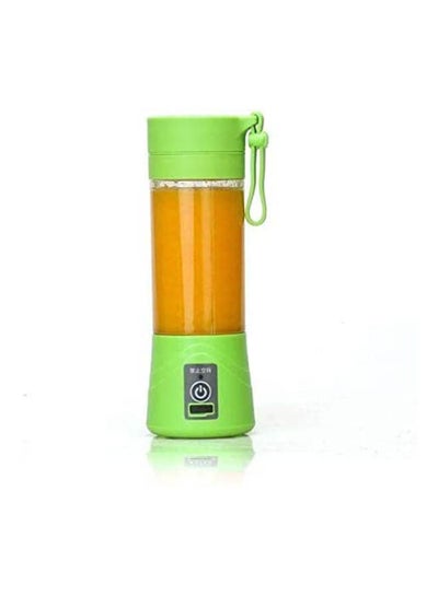 اشتري Home Usb Mini Electric Fruit Juicer Handheld Smoothie Maker Blender Juice Cup 380.0 L 1015YFDFYWT Green في مصر