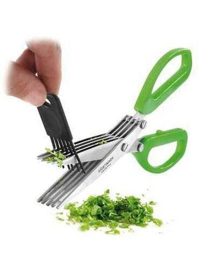 Buy Herb Scissors Kitchen Scissors Green in Egypt