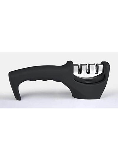 اشتري Kitchen Ceramic Kitchen Manual Knife Sharpener Black في مصر