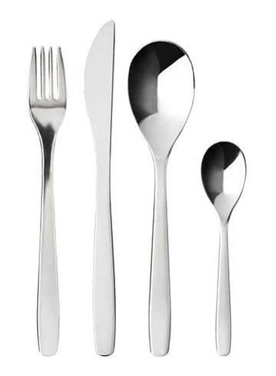 Buy 16-Piece Cutlery Set5643454613 Silver in Egypt