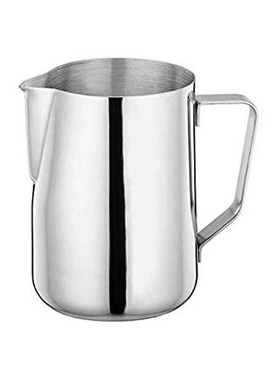 Buy Milk Frothing Pitcher, Stainless Steel Creamer Frothing Silver 350ml in Egypt