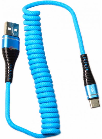Buy Cable - USB-A To TYPE-C 2A 1 2M Blue in Egypt