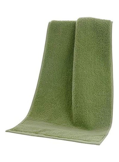 اشتري Cotton Bath Sheet Sport Gym Soft Washcloth Towel Green في مصر