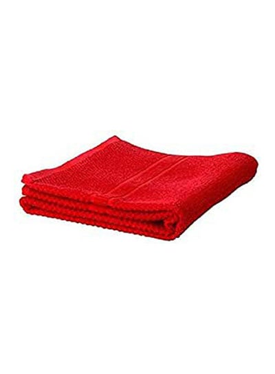 اشتري Cotton Solid Pattern - Bath Towels Red في مصر