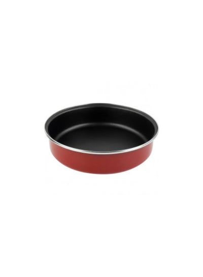 Buy Round Try Parga Enameled Steel Vitrified At  High Energy Efficiency Red 24cm in Egypt