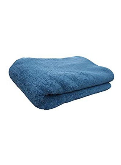 Buy Cotton Solid Bath Sheets Blue 70x140cm in Egypt