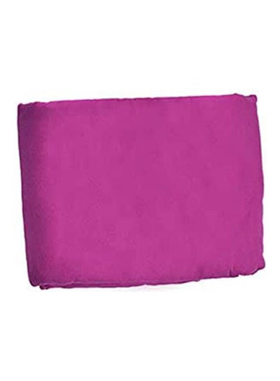 Buy Microfiber Solid Pattern Beach Towels Purple in Egypt