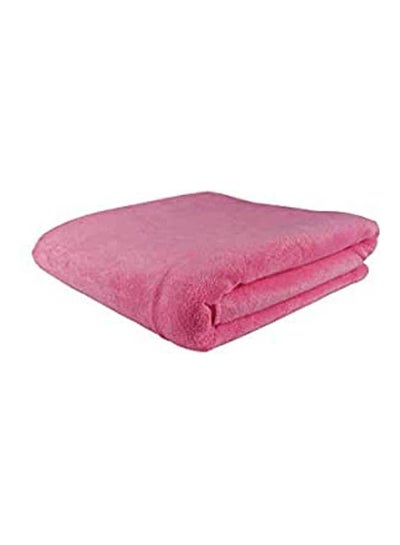 Buy Microfiber Towel Pink 70X140cm in Egypt