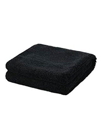 Buy 1Pc Face Towel Super Soft Simple Solid Color Black in Egypt