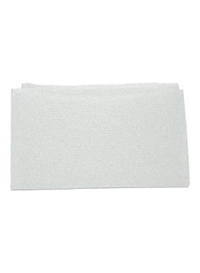 Buy Nylon Solid Pattern Bath Towels White in Egypt