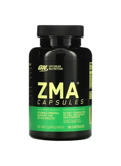 Buy ZMA Dietary Supplement - Unflavoured - 90 Capsules in UAE