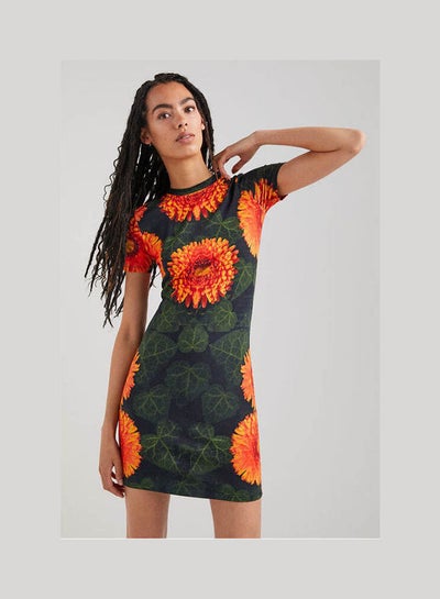 Buy Floral T-Shirt Dress Floral Print in Egypt