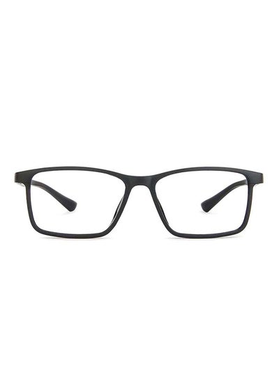 اشتري Zero Power Full Rim Bluecut & Antiglare Rectangle Shape Computer Eyeglasses LB E13738 - 52mm - Black في الامارات