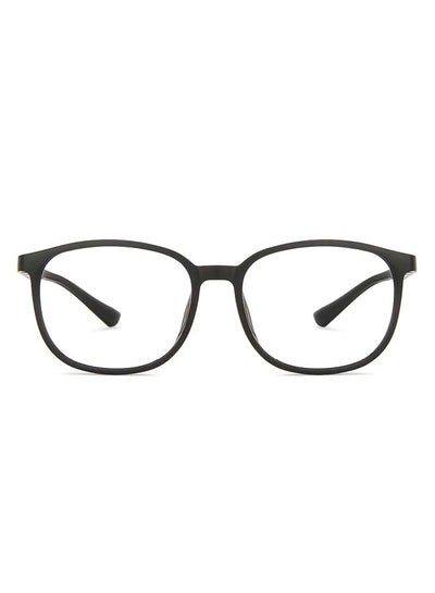 Buy Zero Power Full Rim Bluecut & Antiglare Rectangle Shape Computer Eyeglasses LB E13739 - 53mm - Black in UAE