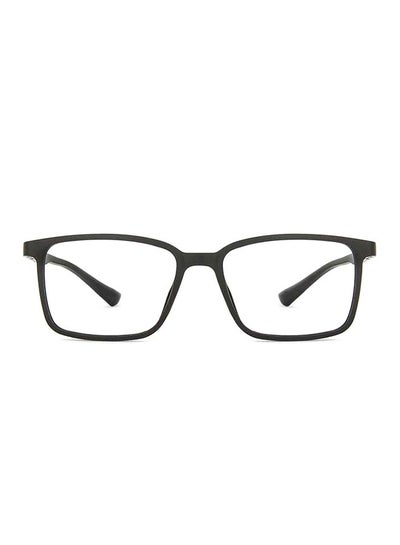 Buy Zero Power Full Rim Bluecut & Antiglare Rectangle Shape Computer Eyeglasses LB E13737 - 53mm - Black in UAE