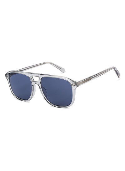 Buy JJ Tints Full Rim Square Frame Polarized & UV Protected Sunglasses JJ S12957 - 54mm - Transparent in UAE