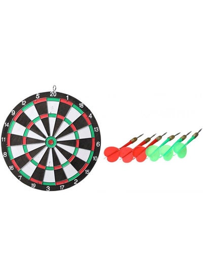 Buy Dart Board Game With 6 Darts 30cm in Egypt