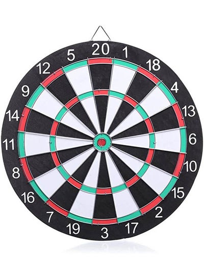 Buy Double Face Dart Board With 6 Darts 38cm in Egypt