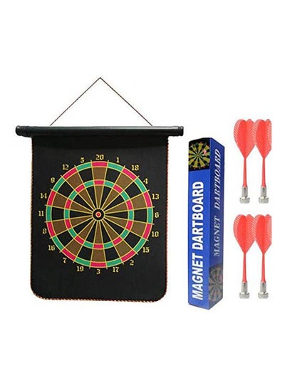 Buy Thick Double-Sided Magnetic Dart Target Safety Dart Set 12inch in Saudi Arabia