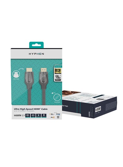 Buy HDMI 2.1 Ultra High Speed HDMI Cable 1.5m black in UAE