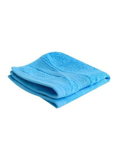 Buy Mixed Solid Pattern Face Towel Blue in Egypt