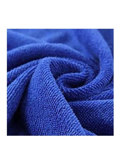 Buy Microfiber Absorbent Drying Bath Beach Towel Swimwear Hair Towel Blue in Egypt