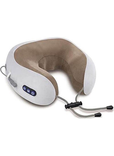 اشتري Neck Massager U Shape Pillow Electric Rechargeable Massager Travel Pillow Combination Multicolour في مصر