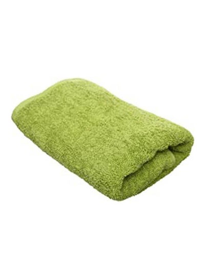 اشتري Cotton Solid Face Towel Green 50X100cm في مصر