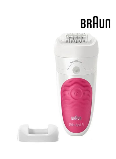 Buy Silk Epil 5 Wet And Dry Epilator Fuchia/White in Egypt