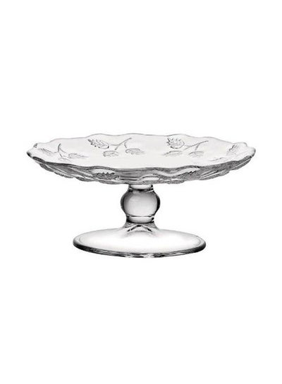 اشتري Footed Plate 19.4Øcm Clear في مصر