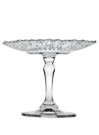 Buy Mini Patisserie - Footed Service Plate Clear 7.5cm in Egypt