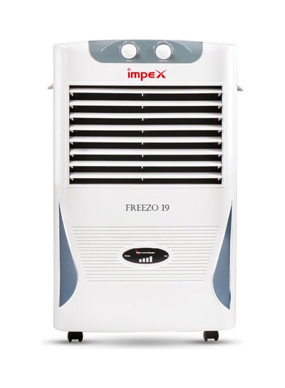 Buy Air Cooler With 4 Way Air Deflection And Honey Comb Pads 19 Liter FREEZO 19 White in Saudi Arabia