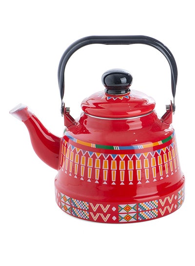 Buy Enamel Kettle Asiri Design 20cm in Saudi Arabia