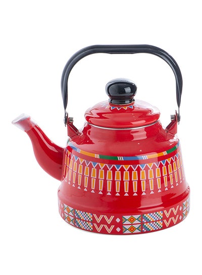 Buy Enamel Kettle Asiri Design 25cm in Saudi Arabia