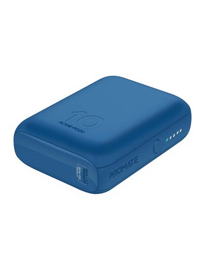 Buy Ultra-Compact Power Bank with 22W PD And Quick Charge 3.0 Blue in Saudi Arabia