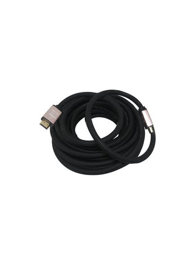 Buy HDMI to HDMI cable compatible with monitors and laptops – 2.0V ( 4K X 2K) / 15M Black in Egypt