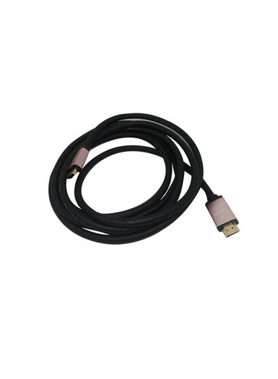 Buy HDMI to HDMI cable compatible with monitors and laptops 2.0V / 3M Black in Egypt
