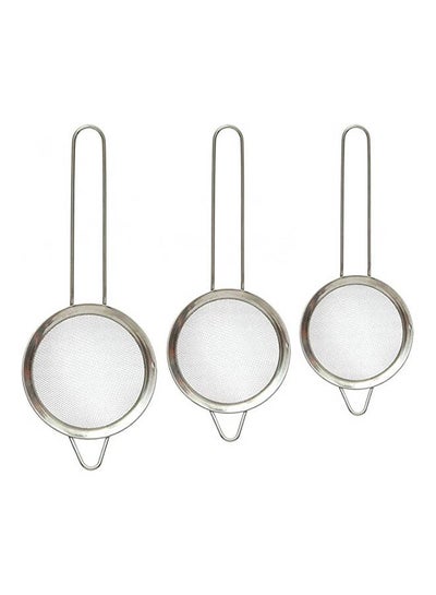 Buy Tea Infuser Set Of 3 Silver in Egypt