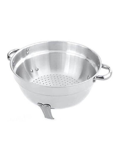 Buy Strainer With 2 Stainless Handles Silver 24cm in Egypt