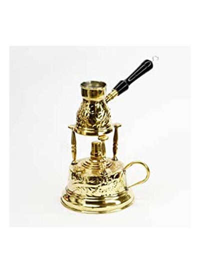 Buy Brass Alcohol Burner With Coffee Pot Gold in Egypt