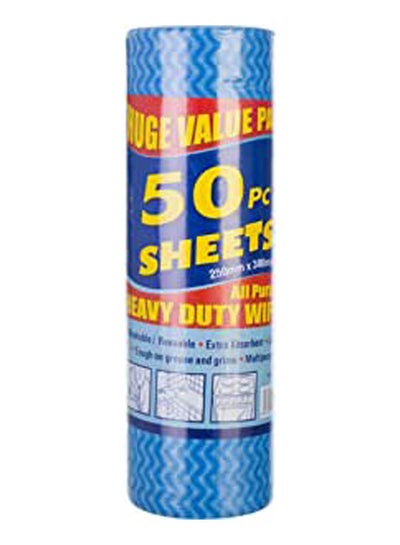 Buy All Purpose Wipes 50 Sheets Blue in Egypt