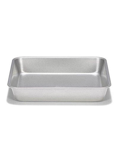 اشتري Aluminum Baking Tray Deep Silver 38 x 29 x 6سم في مصر