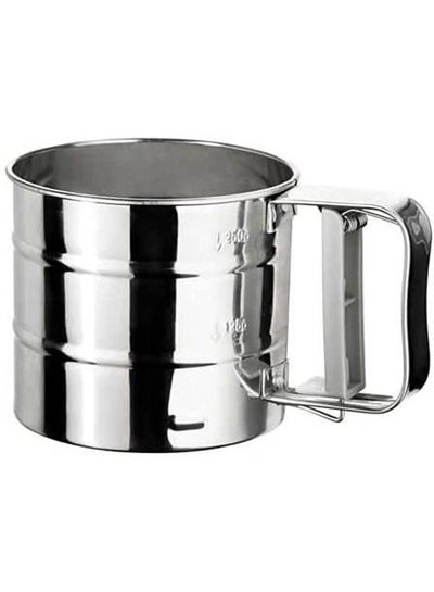 Buy Flour Sifter Stainless Steel Silver in Egypt