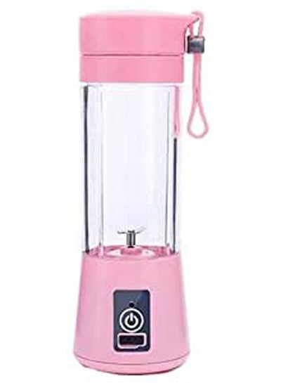 Buy Juicer Mini Portable Rechargeable Multi Function Electric Juice Cup 9JKSCSQ6 Pink in Egypt