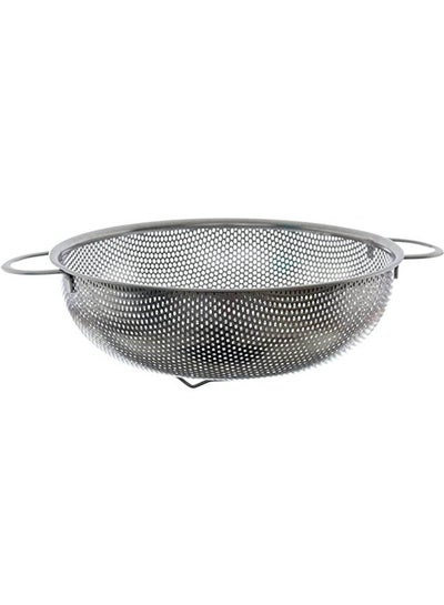 اشتري Large Metal Colander 2 Handles Silver في مصر