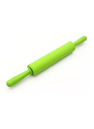 Buy Non-Stick Surface Pastry Rolling Pin Handle Fondant Roller Green in Egypt